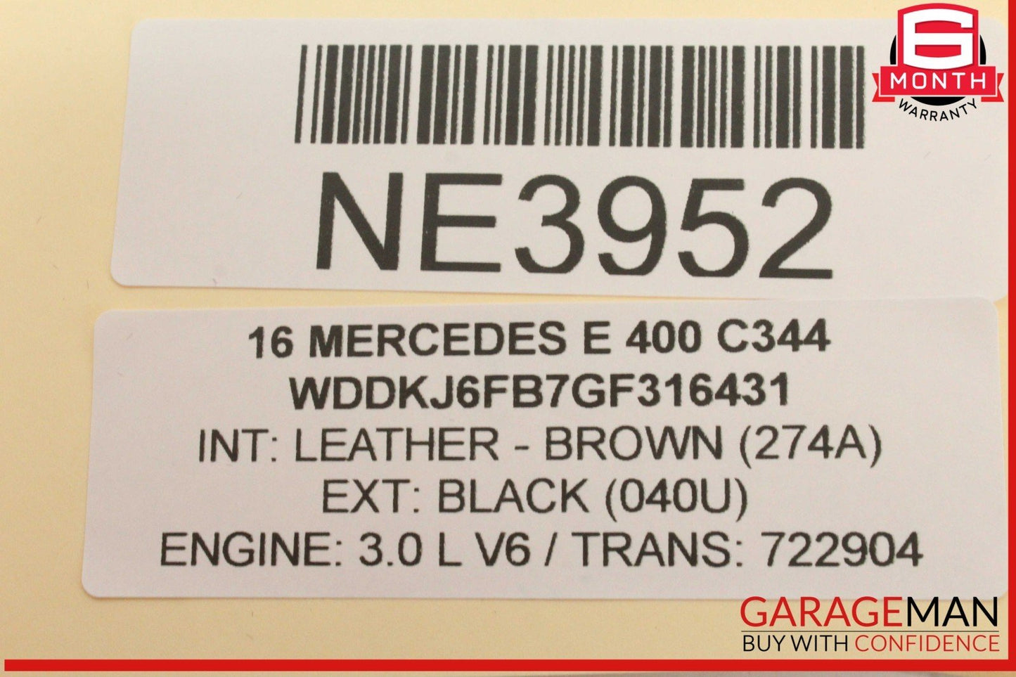 14-17 Mercedes W207 E400 E350 E550 Dashboard Glove Box Compartment Black OEM