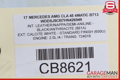 14-19 Mercedes W117 CLA45 GLA45 Rear Right Side Suspension Lower Control Arm