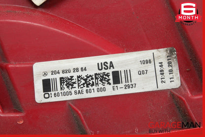 12-14 Mercedes W204 C250 Rear Left Driver Side Taillight Tail Light Lamp OEM