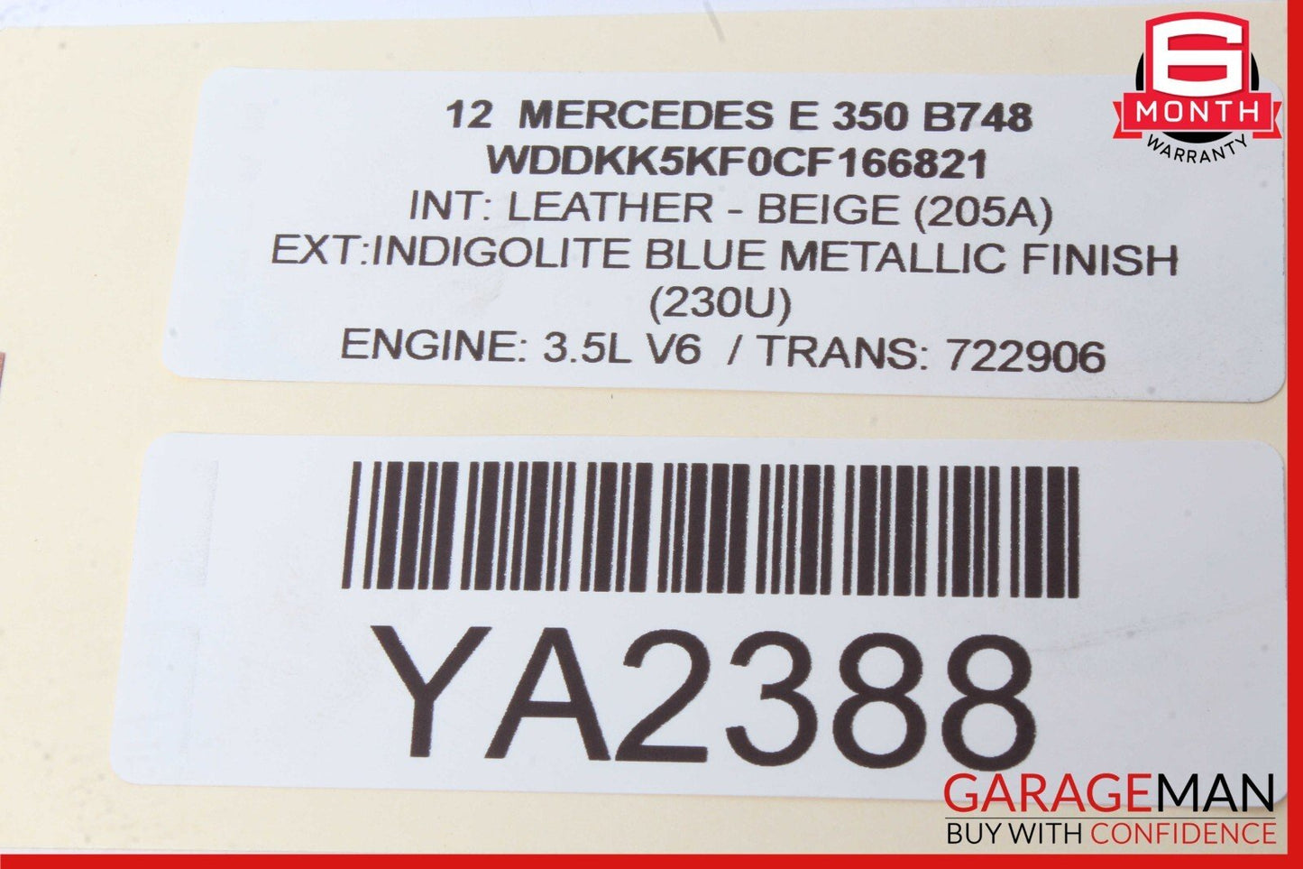 12-16 Mercedes W207 E350 C350 GLK350 ECU Engine Control Module Unit OEM