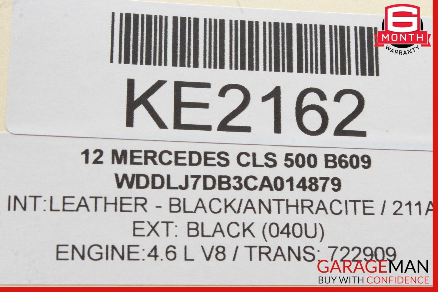 12-18 Mercedes W218 CLS500 Front Left Side Rear View Door Mirror w/ Blind Spot