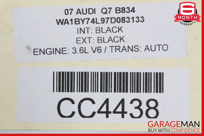 03-08 Maserati Quattroporte M139 Front Radiator Core Support OEM