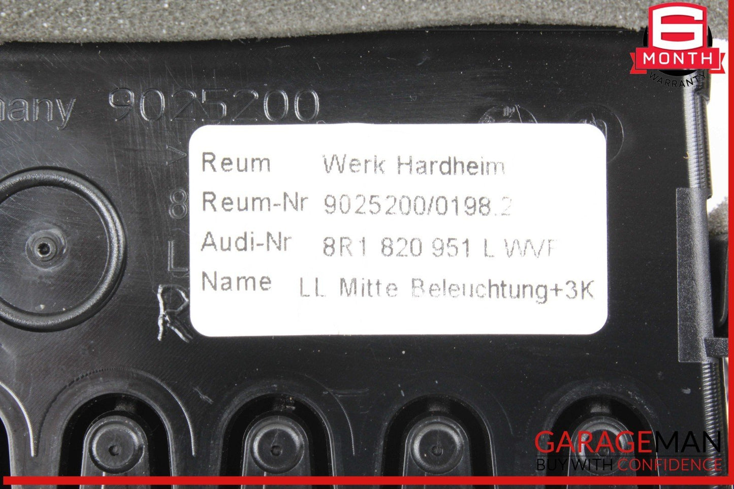 14-17 Audi SQ5 Front Center Dash Dashboard AC A/C Air Vent Grille Grill OEM