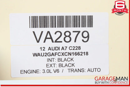 12-18 Audi A7 Front Left / Right Seat Headrest Head Rest Black OEM