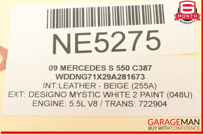 07-14 Mercedes W221 S550 ESP Parking Assist Suspension Control Switch OEM