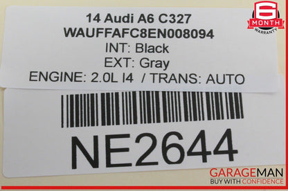 12-18 Audi A6 A7 Rear Left Driver Side Exterior Door Handle 4H0837885 OEM