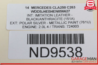 14-20 Mercedes W117 CLA250 Front Right Passenger Side Dash Airbag Air Bag OEM