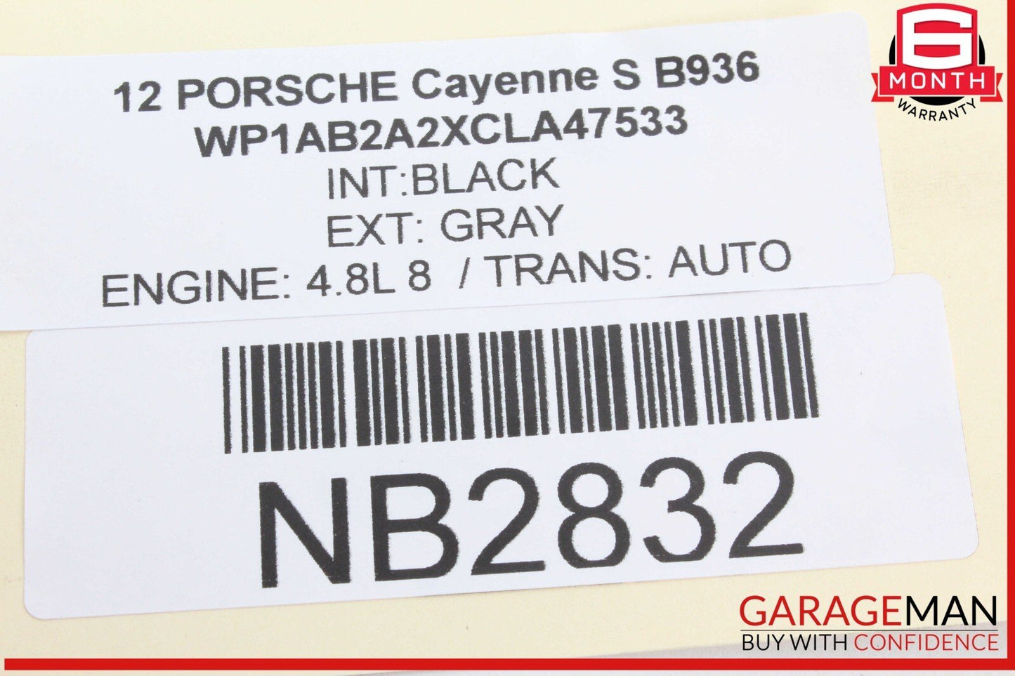 11-18 Porsche Cayenne S 958 Engine Cooling Fan OEM