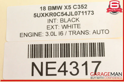 14-18 BMW X5 F15 X6 Front Axle Differential Carrier 8618379 OEM
