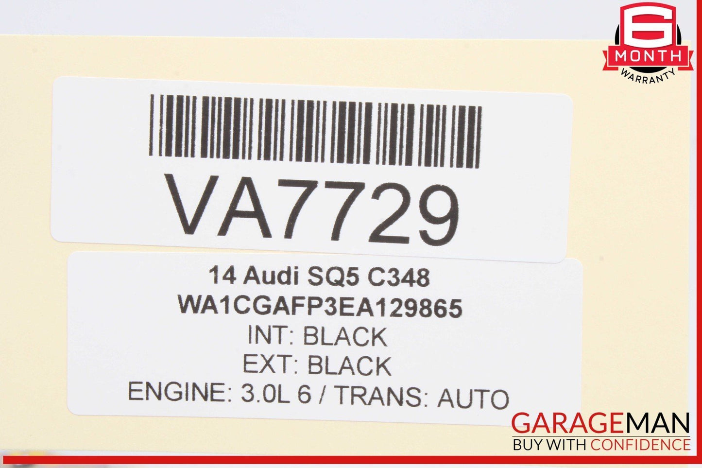 09-17 Audi SQ5 Q5 Front Left Driver Side Seat Belt Seatbelt Black 8R1857705N OEM