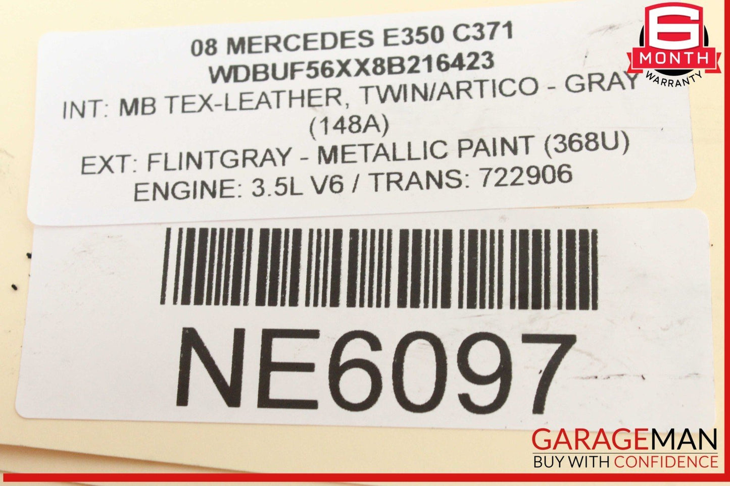 05-13 Mercedes W211 E350 S550 Front Right Engine Timing Chain Cover Plate OEM