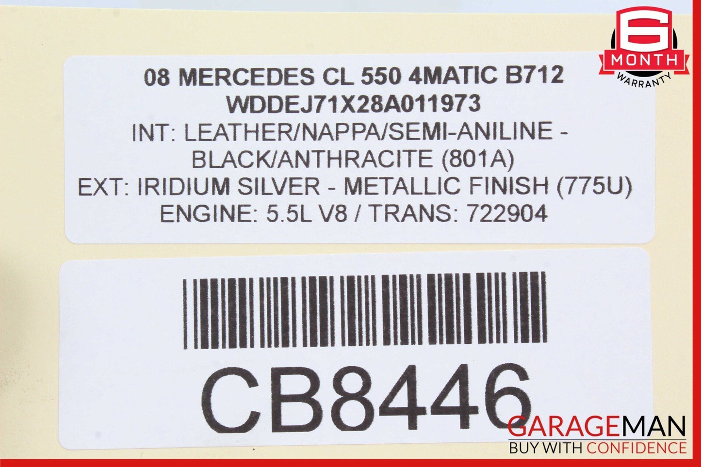 07-10 Mercedes W216 CL550 Information Navigation Display Monitor Screen Panel