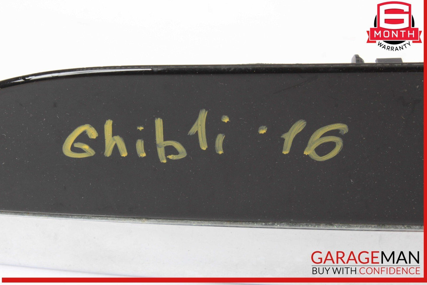 14-17 Maserati Ghibli Rear Trunk Lid Parking Camera Molding Trim Panel Assembly