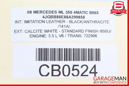 06-13 Mercedes W164 ML350 R350 Front Right Side Upper Suspension Control Arm