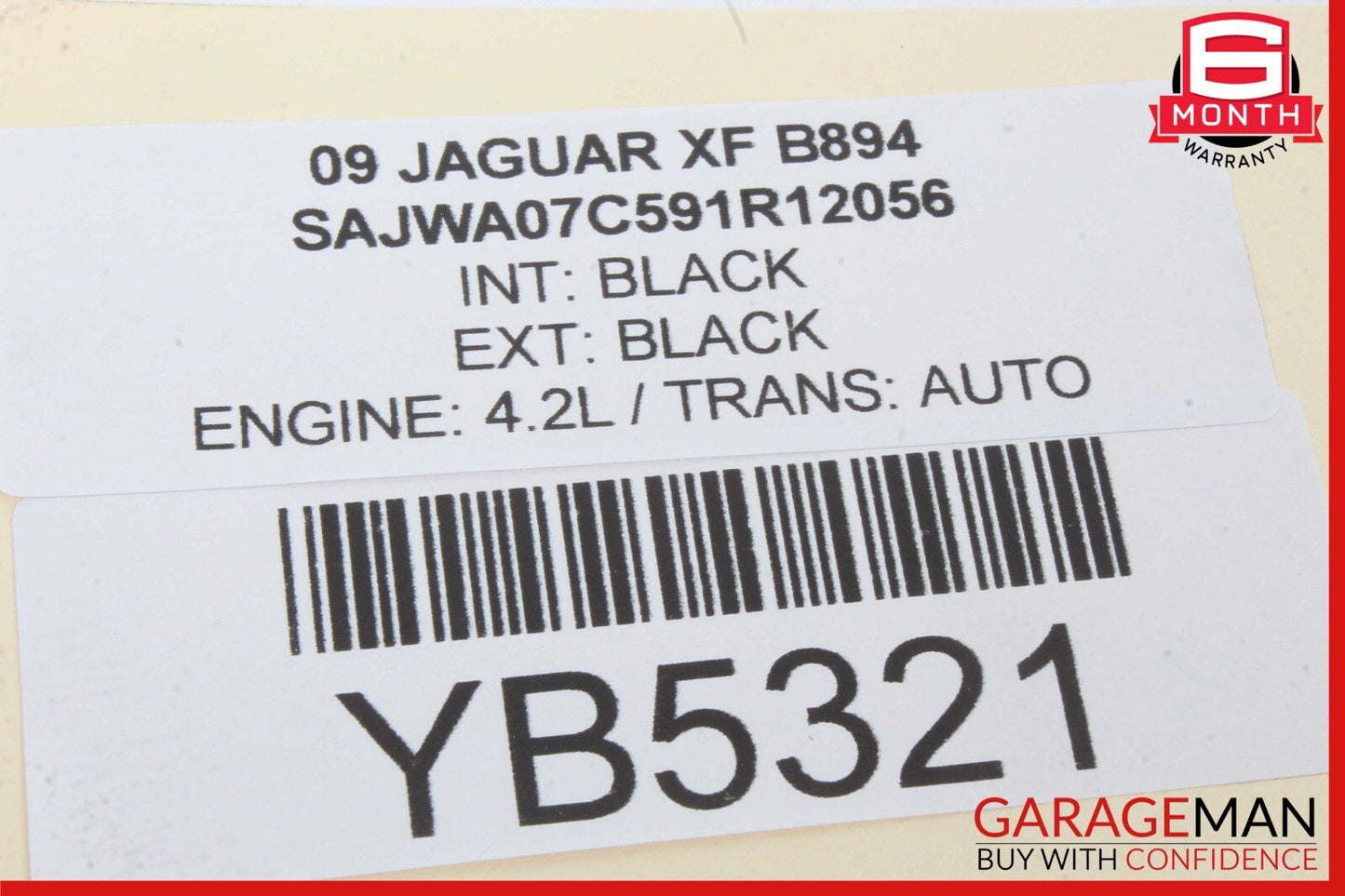 09-15 Jaguar XF XFR Rear Left Driver Side Seat Belt Retractor OEM