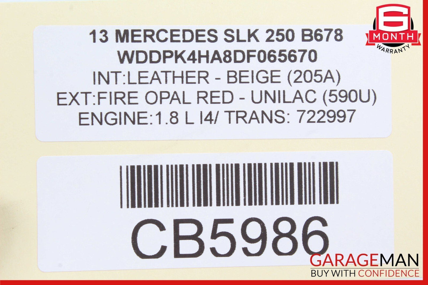 13-20 Mercedes R172 SLC300 SLK350 SLK300 AC A/C Heater Climate Control OEM