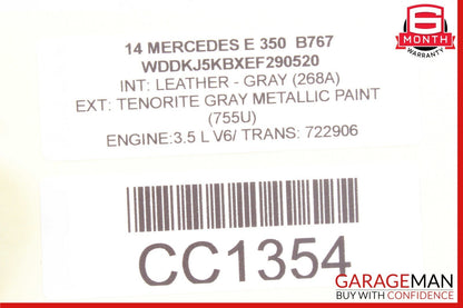 10-17 Mercedes W207 E350 E550 Coupe Front Left Side Door Window Regulator Motor