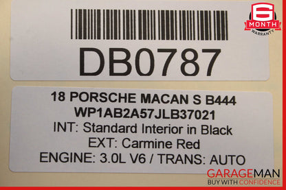 15-23 Porsche Macan S Rear Left Driver Side Interior Door Panel OEM