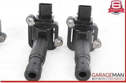 12-15 Mercedes W204 C250 Engine Ignition Coil Spark Plug 0001502580 Set of 4 OEM
