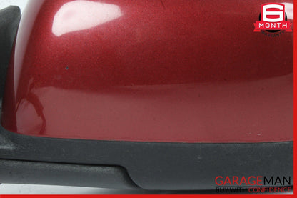 11-12 Nissan Leaf Front Left Driver Side Door Rear View Mirror Red OEM