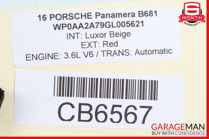 10-16 Porsche Panamera 970 Rear Right Door Window Regulator Motor OEM