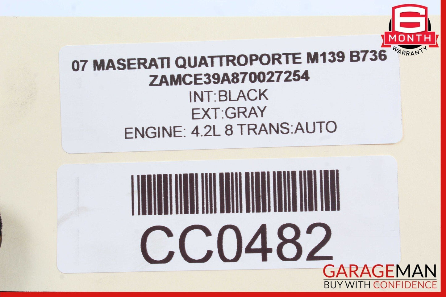 03-13 Maserati Quattroporte M139 Front Left Seat Control Memory Switch OEM