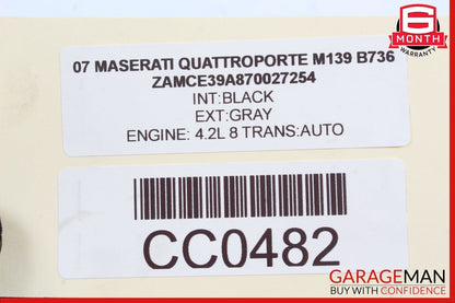 03-13 Maserati Quattroporte M139 Front Left Seat Control Memory Switch OEM