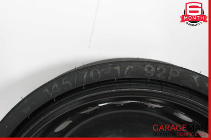 12-20 Mercedes R172 SLK350 Emergency Spare Tire Wheel Donut Space Saver 4.5Bx17