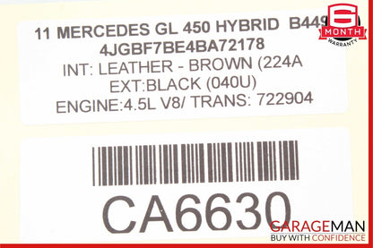 06-19 Mercedes X164 GL450 ML350 Rear Glass Windshield Wiper Motor OEM
