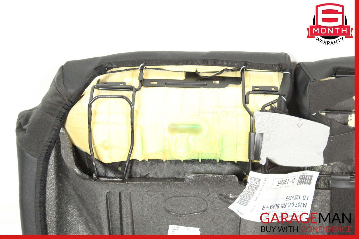 14-22 Maserati Ghibli M157 Rear Seat Cushion Lower Bottom Black OEM