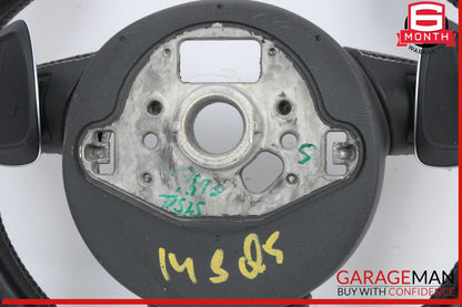 14-16 Audi SQ5 Q5 Front Left Driver Side Steering Wheel w/ Paddle Shifters OEM
