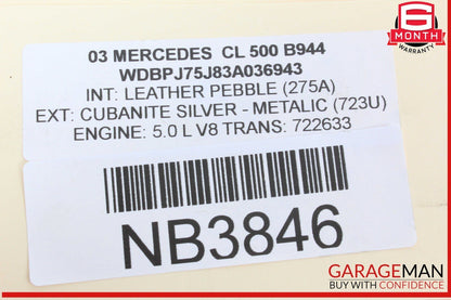 00-06 Mercedes W215 CL500 Front Left Side Headlight Mounting Bracket Frame