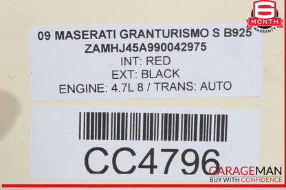 08-18 Maserati GranTurismo M145 Coupe Door Panel Rear Left Driver Side OEM