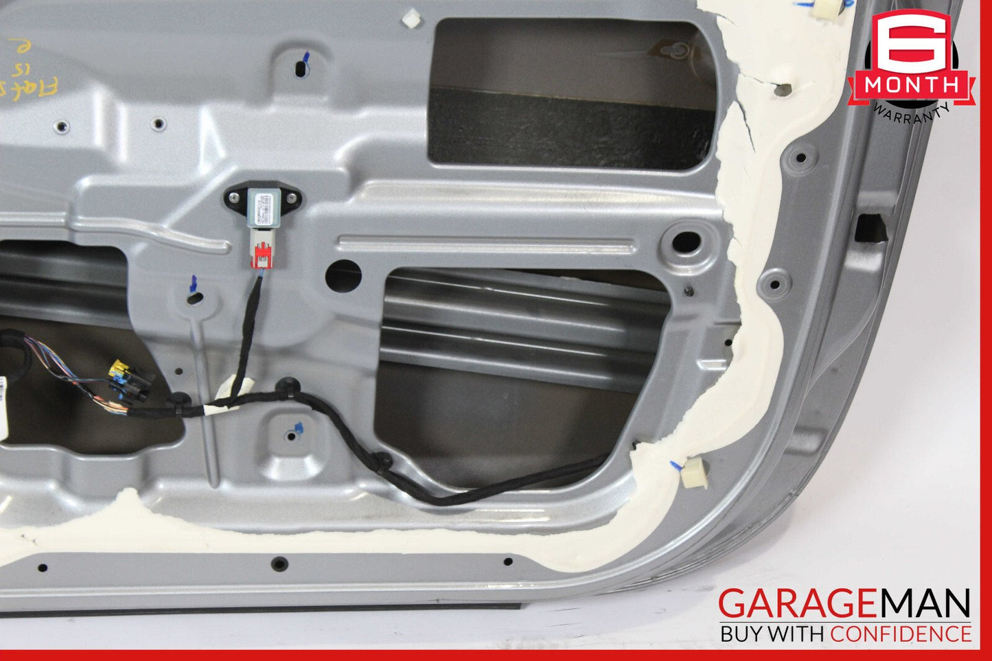 12-17 Fiat 500 Front Right Door Shell Panel Silver OEM
