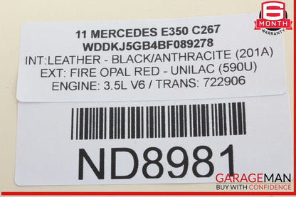 10-17 Mercedes W207 E350 E550 Right Passenger Side Seat Belt Feeder Motor OEM
