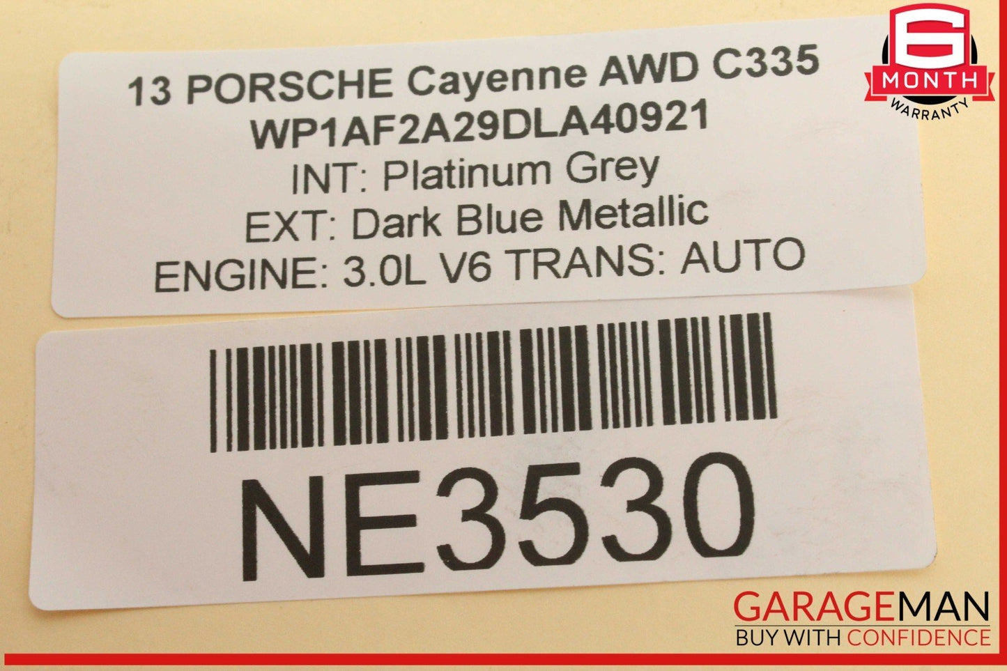 11-14 Porsche Cayenne 958 AWD Rear Left Driver Side Lower Control Arm OEM