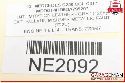 12-15 Mercedes W204 C250 Front Left and Right Hood Bonnet Lock Latch 2048800260
