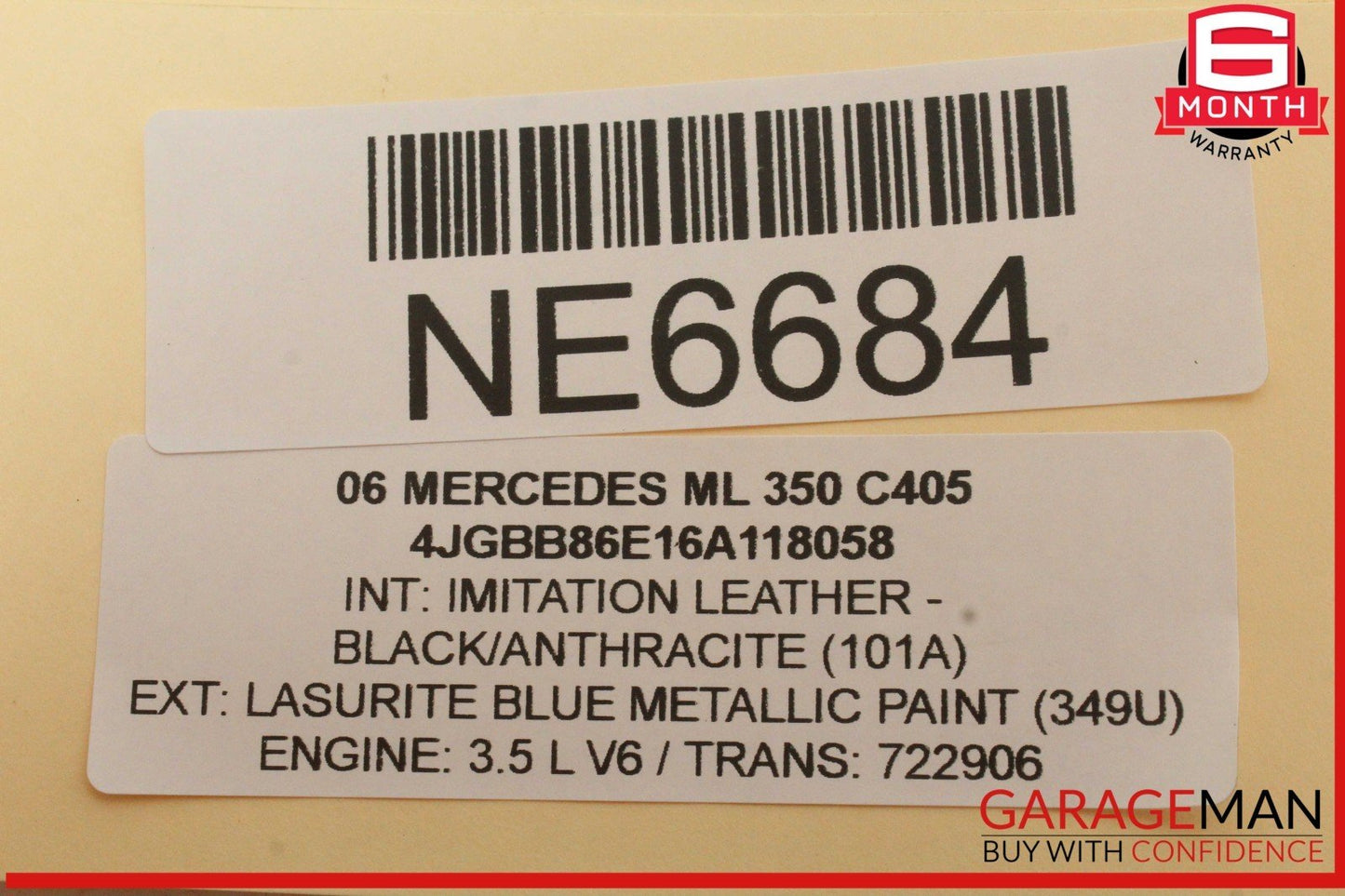 03-11 Mercedes W164 ML350 GL450 Sirius Satellite Radio Receiver 1648205889 OEM