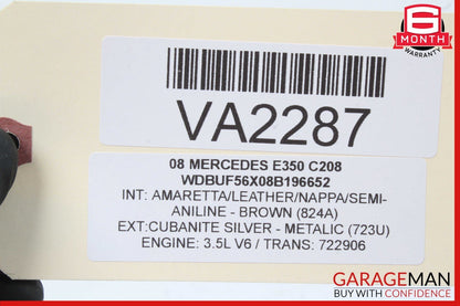 03-09 Mercedes W211 E350 E500 Front Left Side Door Control Module Unit OEM