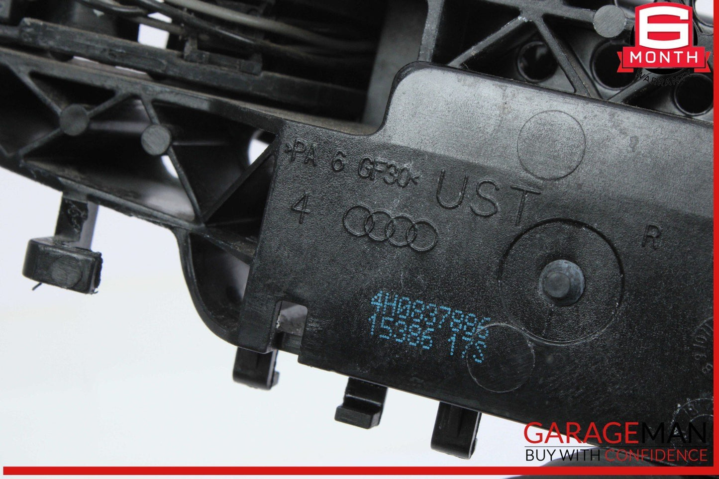 12-18 Audi A6 A7 Right Passenger Side Exterior Door Handle Black 4H0837886 OEM