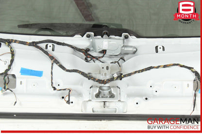 14-18 BMW X5 Rear Trunk Lid Liftgate Tailgate Assembly White OEM