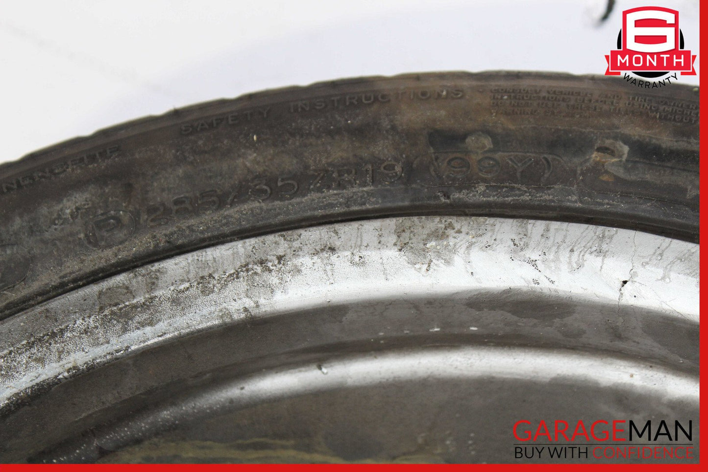 08-10 Maserati Quattroporte Rear Wheel Tire Rim 19" OEM