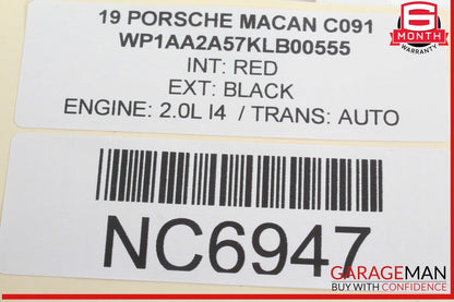 15-24 Porsche Macan Front Upper Interior Reading Dome Light Lamp 7PP919317 OEM