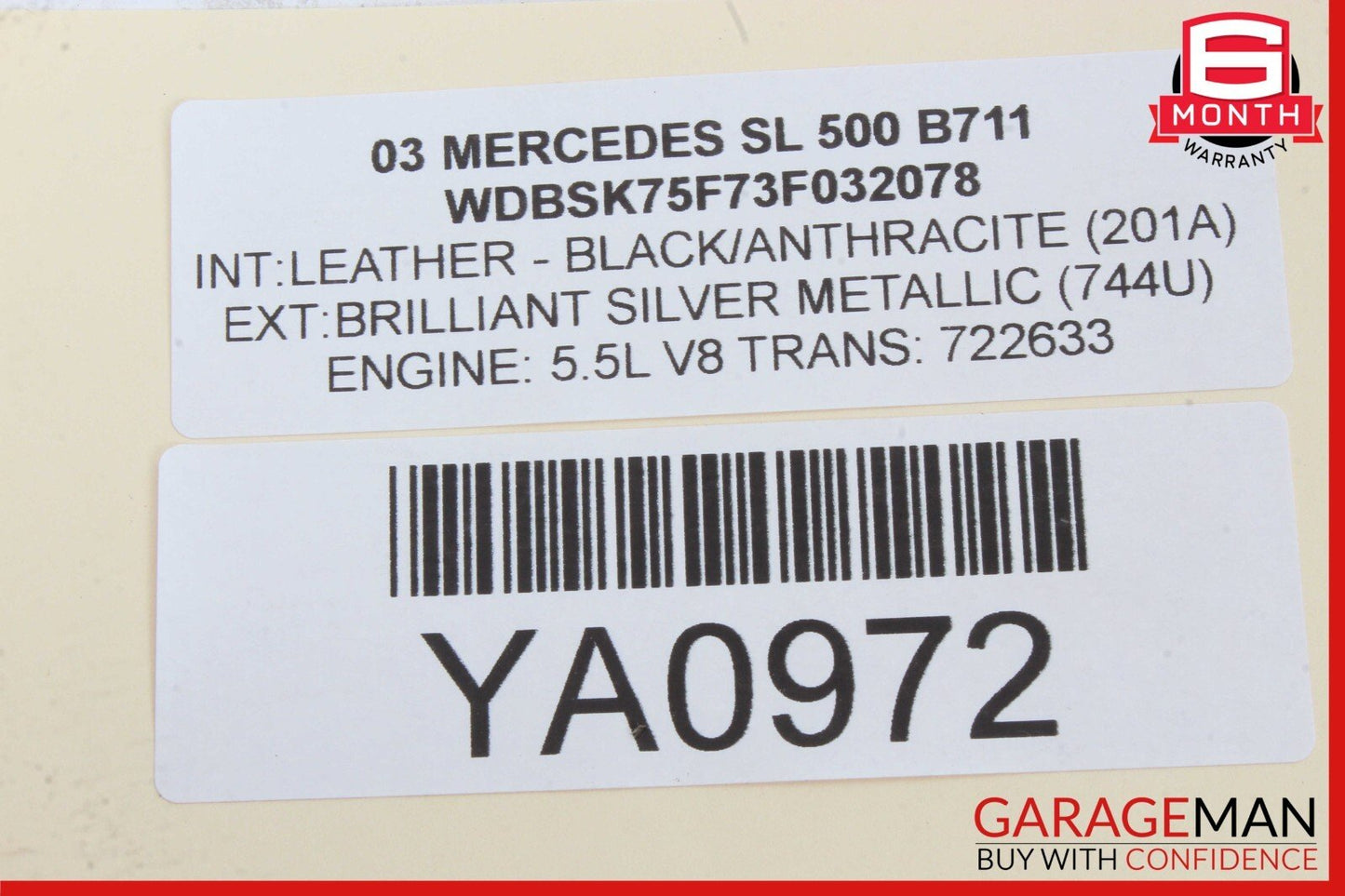 98-12 Mercedes R230 SL500 ML500 Voice Phone Communication Control Module OEM