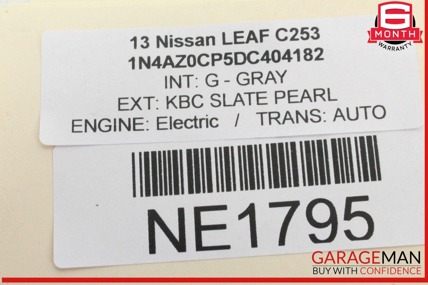 13-17 Nissan Leaf Battery Heater Wire Wiring Harness 295U43NF0A OEM