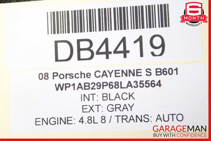 08-10 Porsche Cayenne 957 S 4.8L Auto Tranny Automatic Transmission Assy 162k