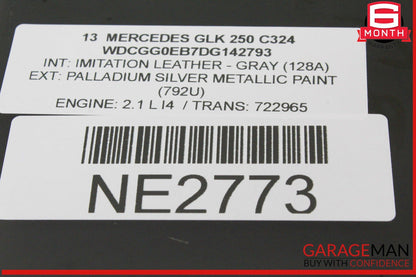 10-15 Mercedes X204 GLK350 Rear Right Passenger Side Door Window Auto Glass