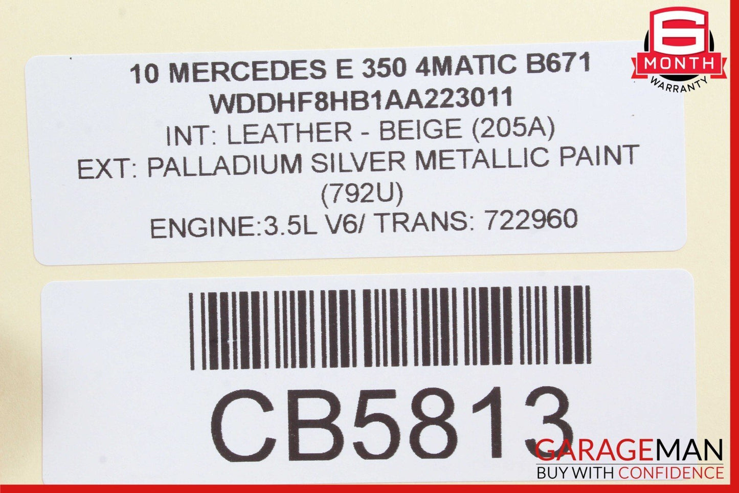 08-17 Mercedes W212 E350 C300 4Matic AWD Rear Left Spindle Knuckle Hub Bearing