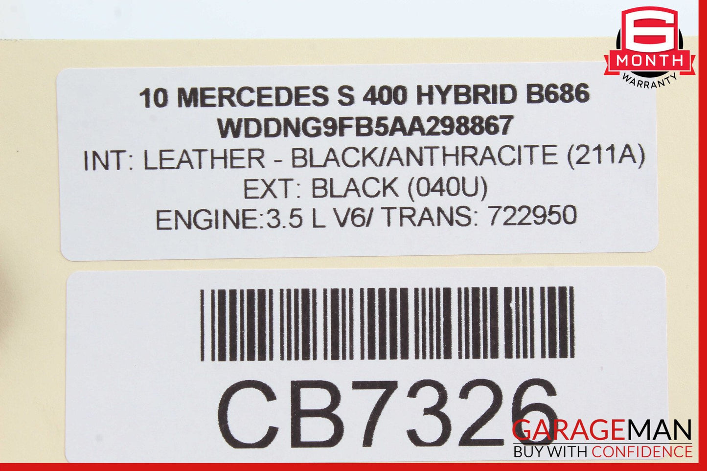 05-13 Mercedes S550 C230 E350 CLS350 Oil Filter Cooler Housing OEM