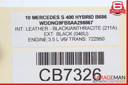 05-13 Mercedes S550 C230 E350 CLS350 Oil Filter Cooler Housing OEM